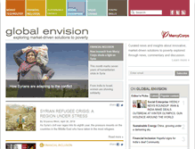 Tablet Screenshot of globalenvision.org